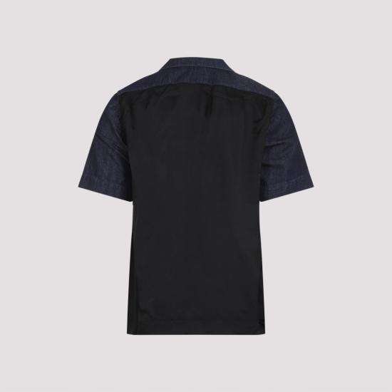 25SS 드리스 반 노튼 반팔 셔츠 251020727 1553 Black - DRIES VAN NOTEN