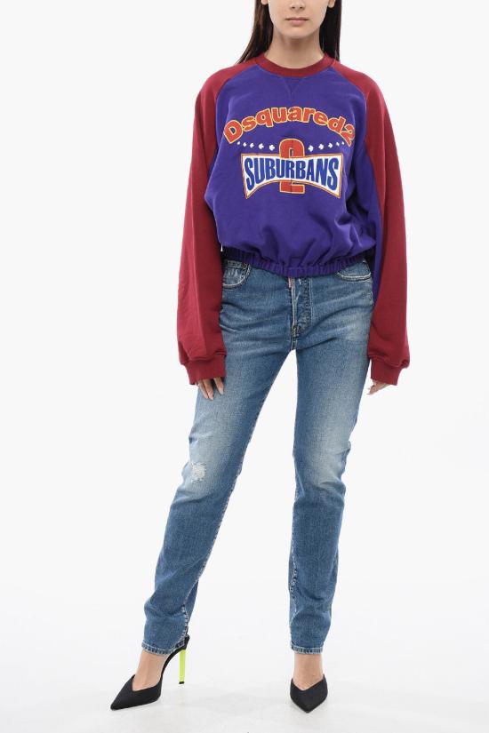  디스퀘어드2 긴팔 티셔츠 S75GU0505 S25551 966 Violet - DSQUARED2