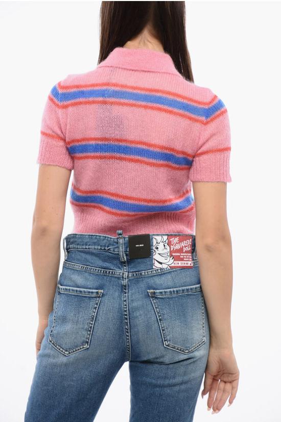  디스퀘어드2 폴로 티셔츠 S75HA1240 S18458 961 Pink - DSQUARED2