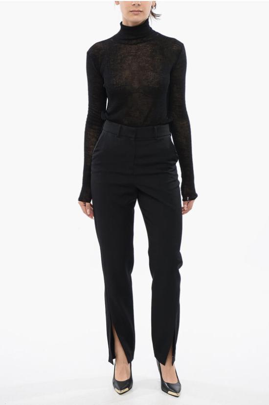  발망 스트레이트 팬츠 AF0PO100 WB05 0PA Black - BALMAIN