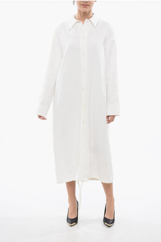  질샌더 롱 원피스 J03CT0369J60001100 White