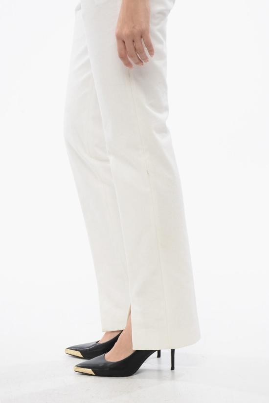  질샌더 스트레이트 팬츠 J02KA0232J45136 100 White - JIL SANDER