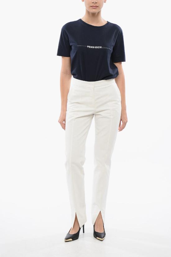  질샌더 스트레이트 팬츠 J02KA0232J45136 100 White - JIL SANDER