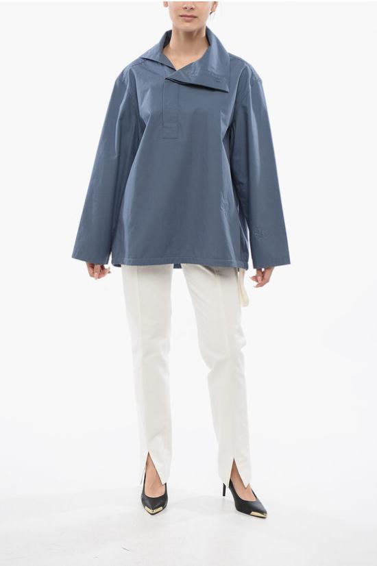  질샌더 블라우스 J40DL0130 J45039 041 Blue - JIL SANDER