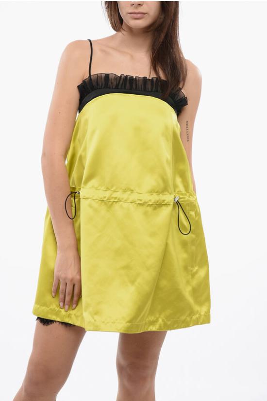  오프화이트 숏 원피스 OWDB516S24FAB0015510 Yellow - OFF WHITE