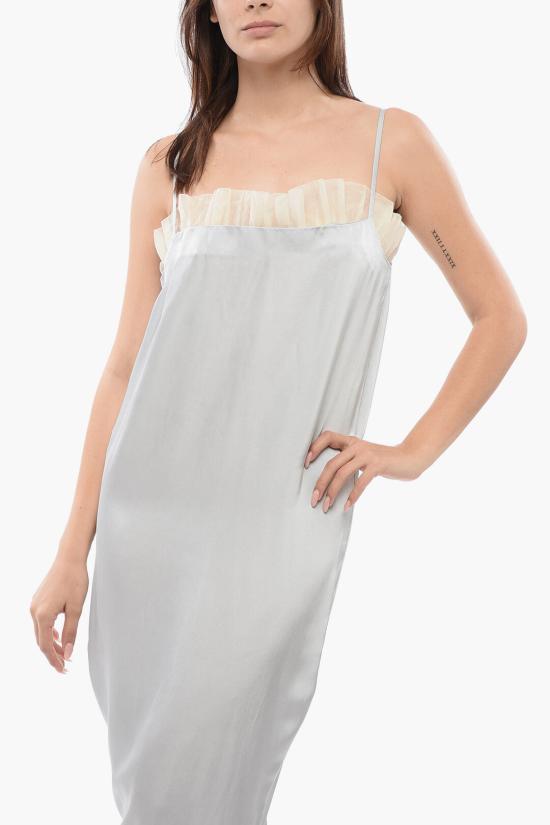  오프화이트 롱 원피스 OWDB517S24FAB0014001 Gray - OFF WHITE