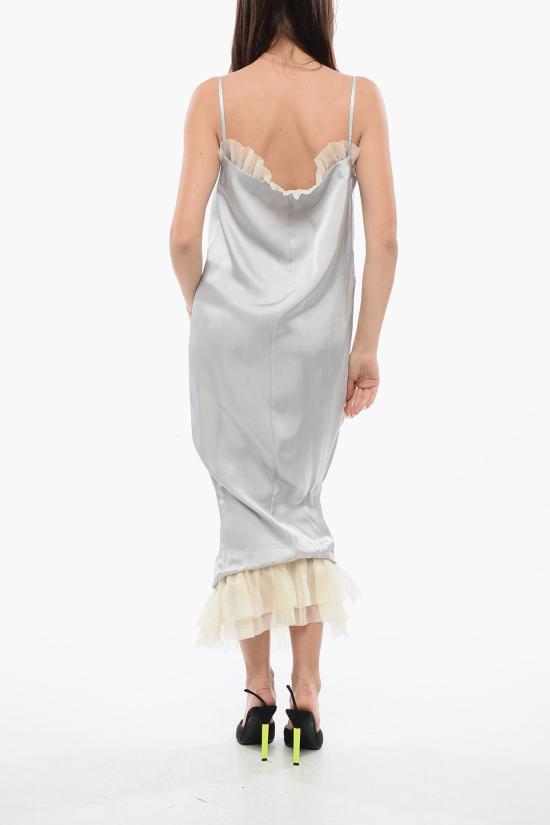  오프화이트 롱 원피스 OWDB517S24FAB0014001 Gray - OFF WHITE