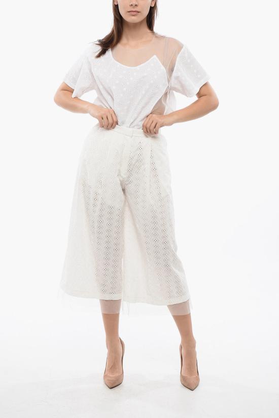  빅터앤롤프 스트레이트 팬츠 TB019 21 11323 White - VIKTOR & ROLF