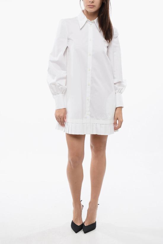  오프화이트 숏 원피스 OWDG008S24FAB0010101 White