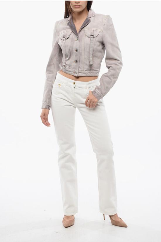  오프화이트 데님 자켓 OWYE052S24DEN0033600 Gray - OFF WHITE