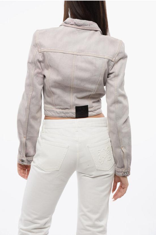  오프화이트 데님 자켓 OWYE052S24DEN0033600 Gray - OFF WHITE