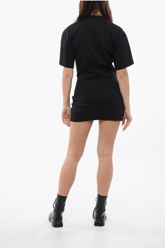  오프화이트 숏 원피스 OWDB514S24JER0011010 Black - OFF WHITE