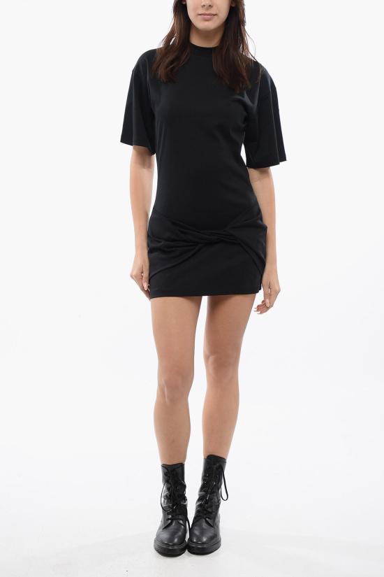  오프화이트 숏 원피스 OWDB514S24JER0011010 Black