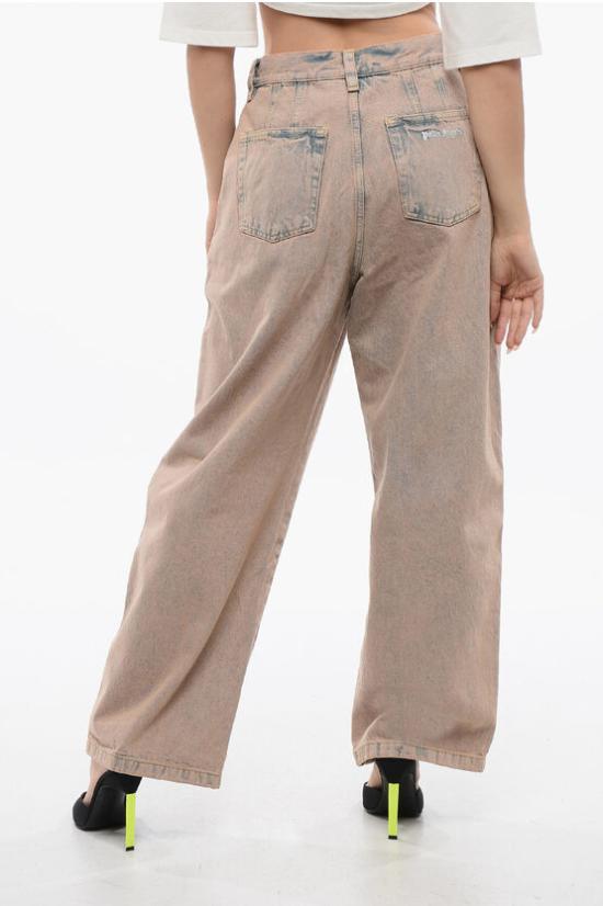  팜앤젤스 데님 팬츠 PWYB027S24DEN001 3030 Orange - PALM ANGELS