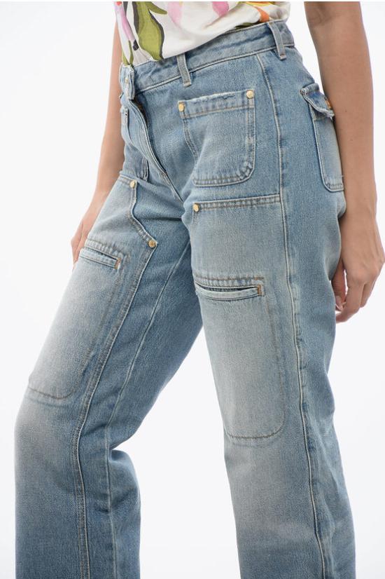  팜앤젤스 데님 팬츠 PWYA034S24DEN001 4040 Blue - PALM ANGELS