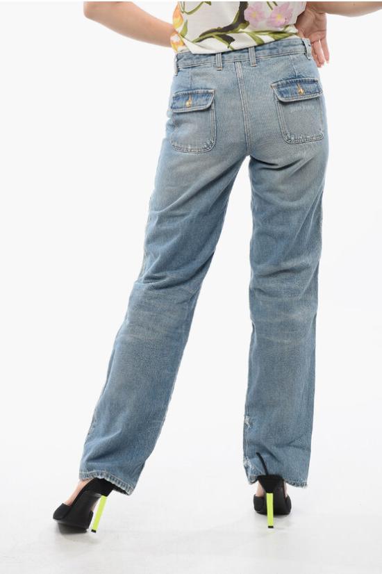  팜앤젤스 데님 팬츠 PWYA034S24DEN001 4040 Blue - PALM ANGELS