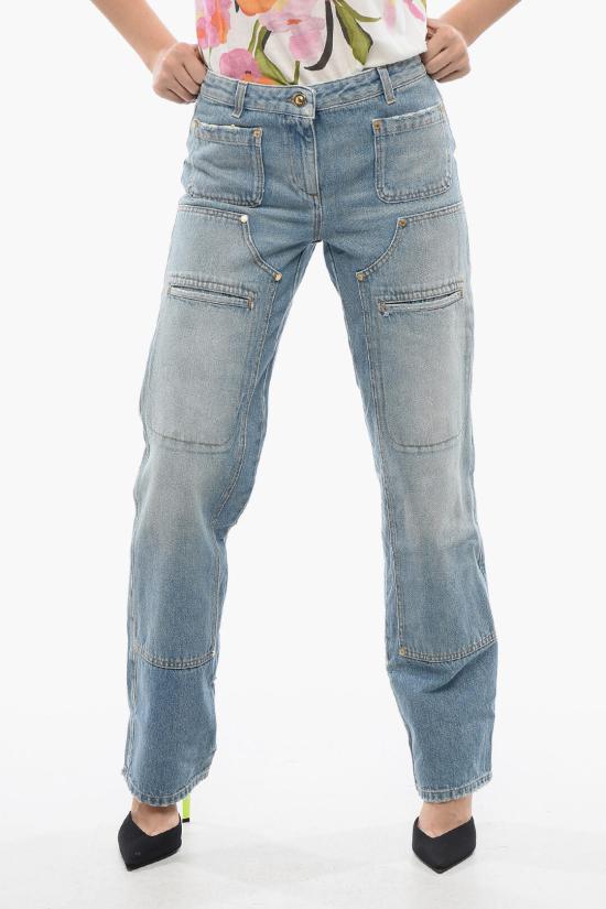  팜앤젤스 데님 팬츠 PWYA034S24DEN001 4040 Blue