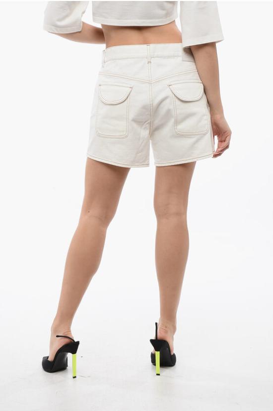  오프화이트 데님 팬츠 OWYC015S24DEN002 0100 White - OFF WHITE