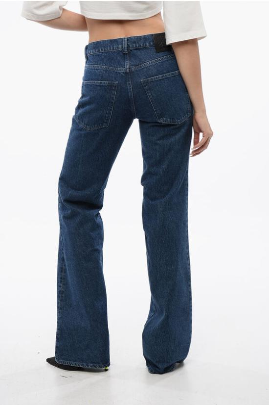  오프화이트 데님 팬츠 OWYA047C99 DEN001 4646 Blue - OFF WHITE