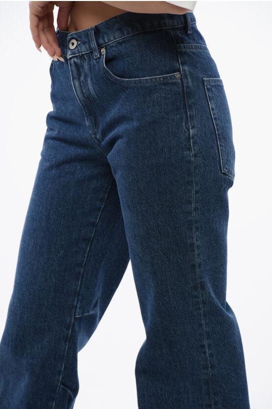  오프화이트 데님 팬츠 OWYA047C99 DEN001 4646 Blue - OFF WHITE