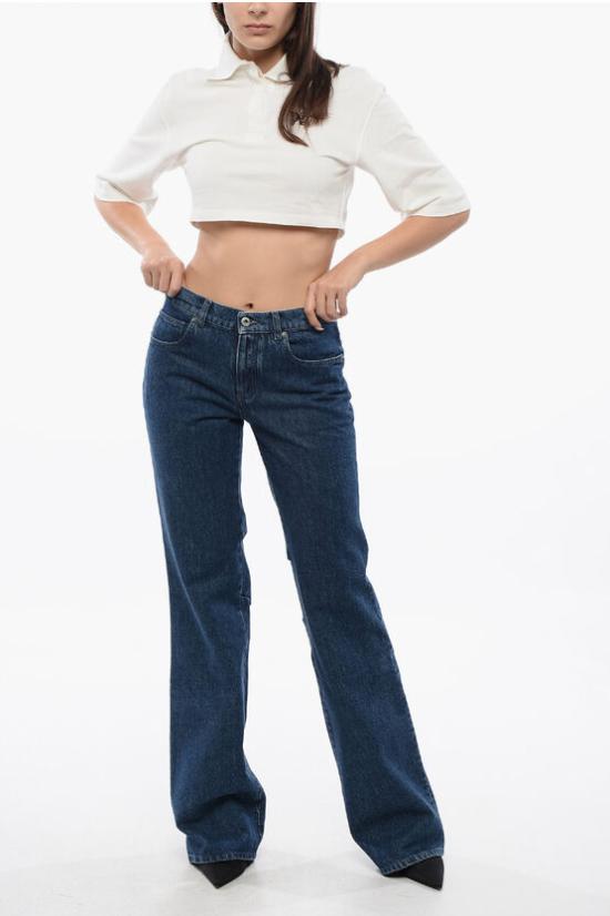  오프화이트 데님 팬츠 OWYA047C99 DEN001 4646 Blue - OFF WHITE