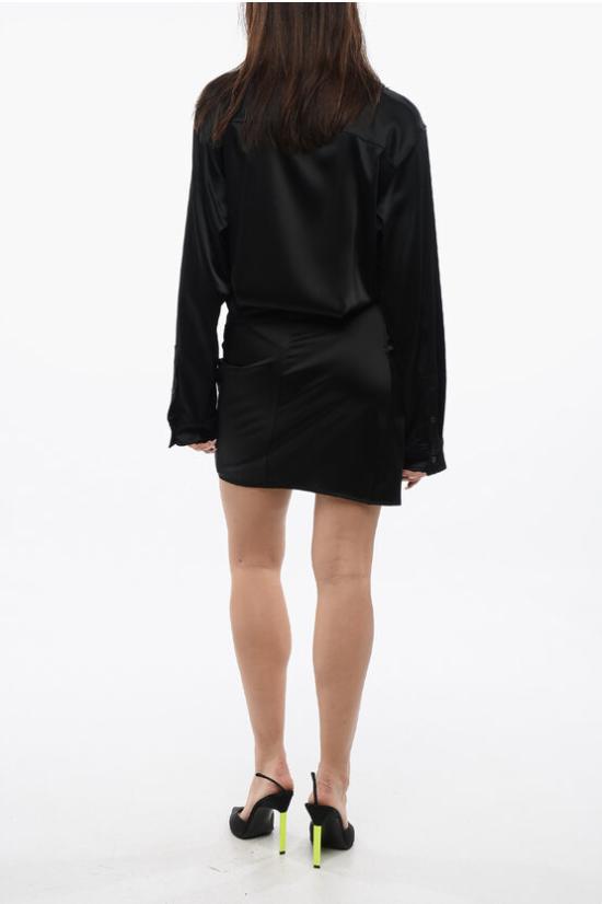  오프화이트 숏 원피스 OWDB415S24FAB0011010 Black - OFF WHITE