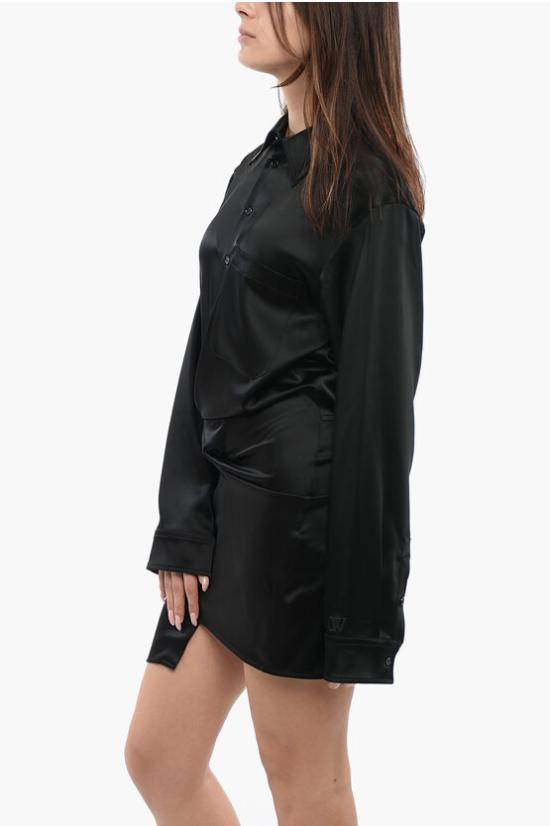  오프화이트 숏 원피스 OWDB415S24FAB0011010 Black - OFF WHITE