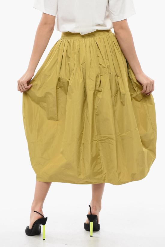  질샌더 롱 스커트 J52MA0011 J70005 707 Yellow - JIL SANDER