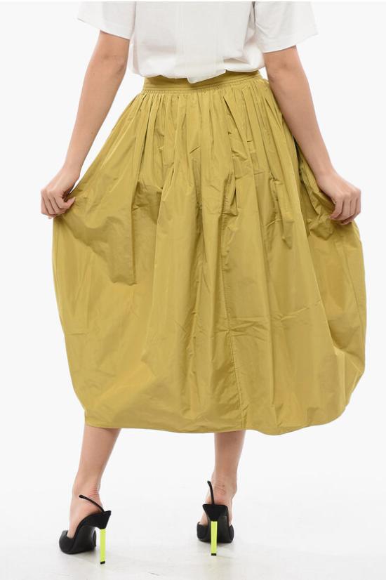  질샌더 스커트 J52MA0011 J70005 707 Yellow - JIL SANDER