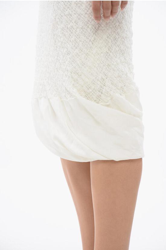  질샌더 스커트 J02MA0194 JTN332 101 White - JIL SANDER