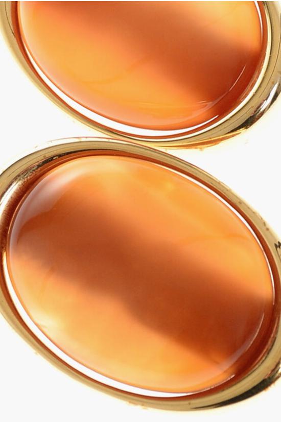  생로랑 이어링 754845 Y1COR 8033 Arancio Oro - SAINT LAURENT