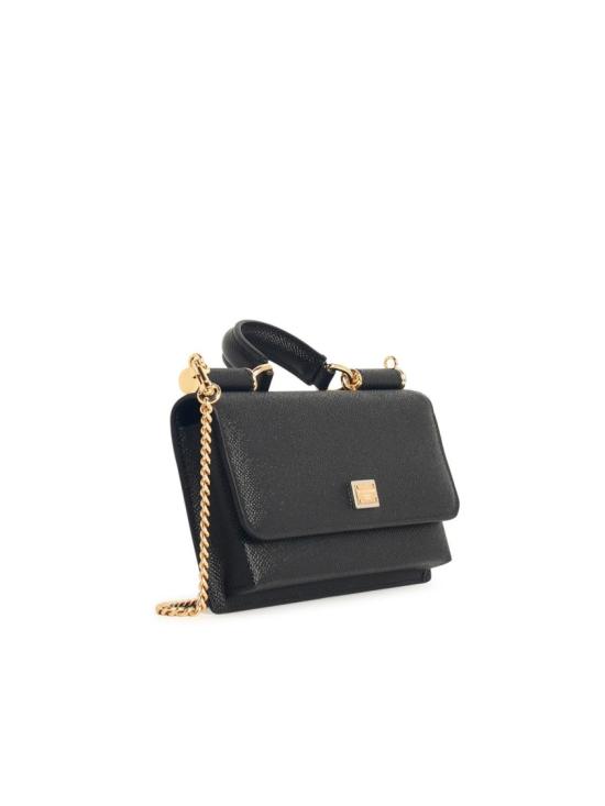  돌체앤가바나 Dauphine-print calfskin 미니백 BI3280 A1001 80999 Black - DOLCE & GABBANA