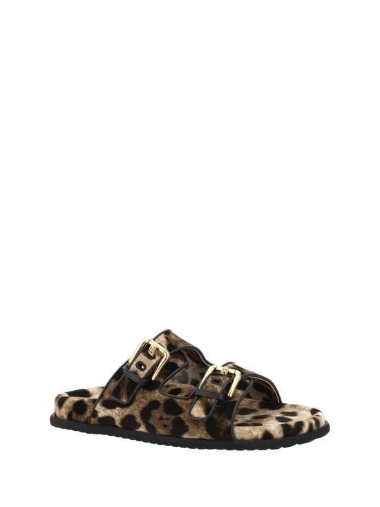 25SS 돌체앤가바나 뮬/슬리퍼 CQ0632A6L97 HY13M BROWN - DOLCE & GABBANA