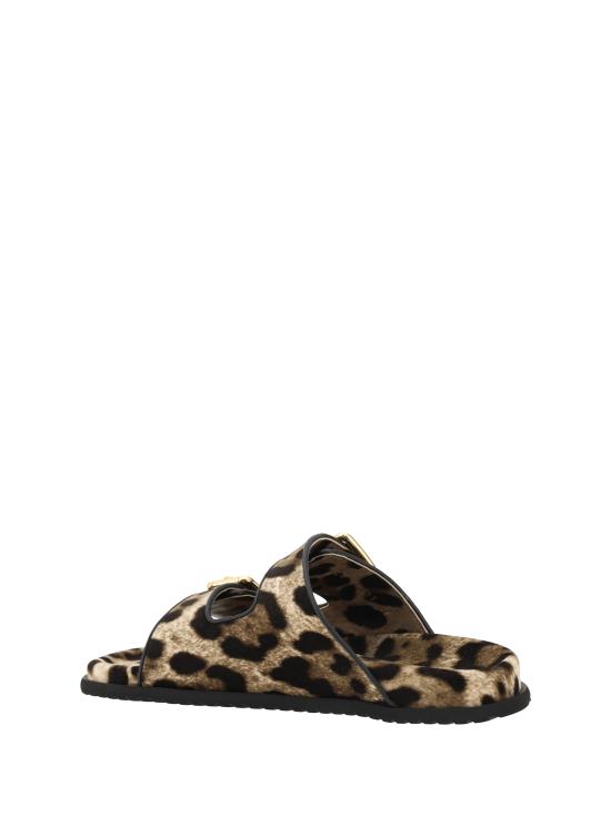 25SS 돌체앤가바나 뮬/슬리퍼 CQ0632A6L97 HY13M BROWN - DOLCE & GABBANA