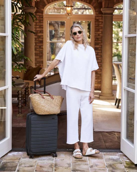  프랭크 앤 에일린 라운지 웨어 프랭크 앤 일린 말리부 여행 세트 화이트 - FRANK & EILEEN