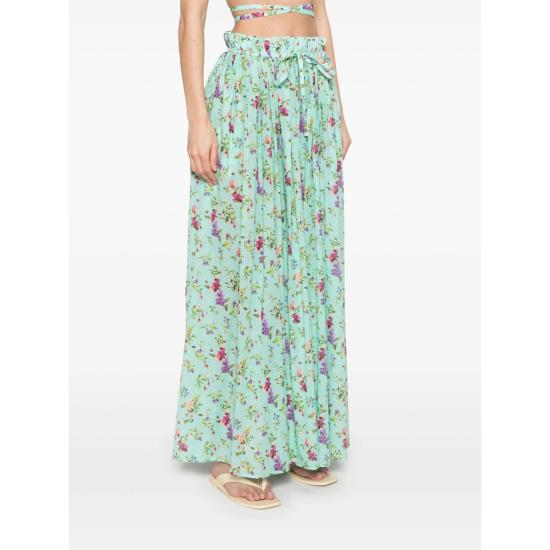 25SS 파올라 주인 미디 스커트 SK023 CALIPSO 12331 GREEN - PAOLA ZUIN