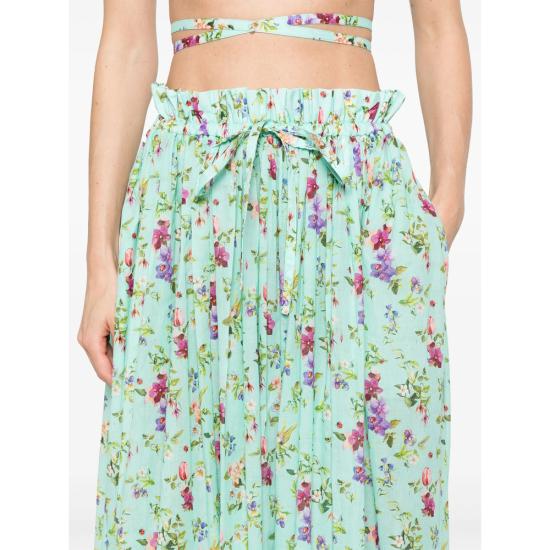 25SS 파올라 주인 미디 스커트 SK023 CALIPSO 12331 GREEN - PAOLA ZUIN