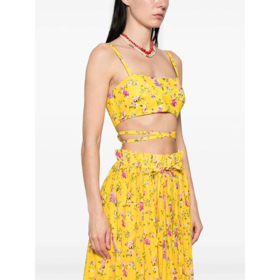 25SS 파올라 주인 민소매 티셔츠 B022 BRA 12108 YELLOW - PAOLA ZUIN