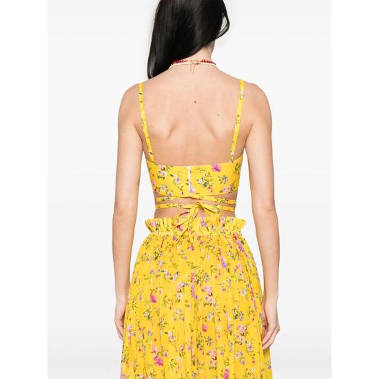 25SS 파올라 주인 민소매 티셔츠 B022 BRA 12108 YELLOW - PAOLA ZUIN