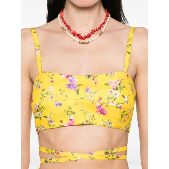 25SS 파올라 주인 민소매 티셔츠 B022 BRA 12108 YELLOW - PAOLA ZUIN