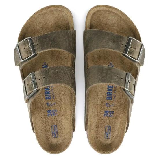 25SS 버켄스탁 샌들 ARIZONA 1027039 FADED KHAKI Faded khaki - BIRKENSTOCK