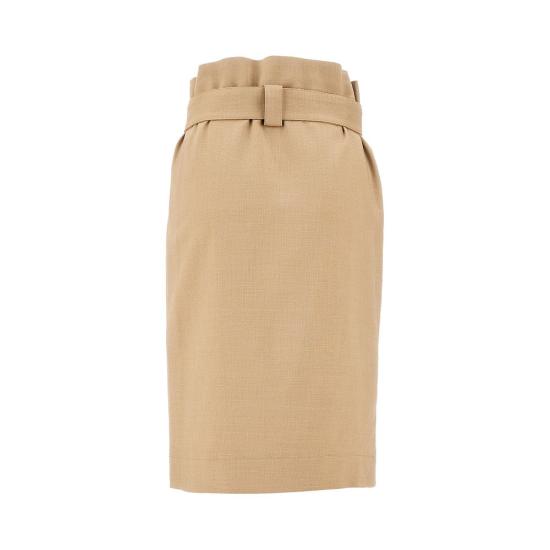  엠에스지엠 스커트 MSGM 비스코스 블렌드 펜슬  여성 베이지 - MSGM