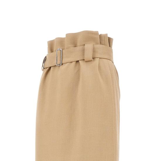  엠에스지엠 스커트 MSGM 비스코스 블렌드 펜슬  여성 베이지 - MSGM