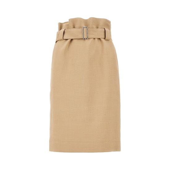  엠에스지엠 스커트 MSGM 비스코스 블렌드 펜슬  여성 베이지