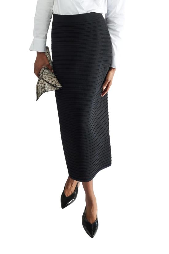 25SS 리비아나 콘티 숏 스커트 F5SA44 Y69N4 NERO NOTTE