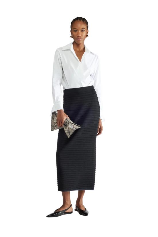 25SS 리비아나 콘티 숏 스커트 F5SA44 Y69N4 NERO NOTTE - LIVIANA CONTI