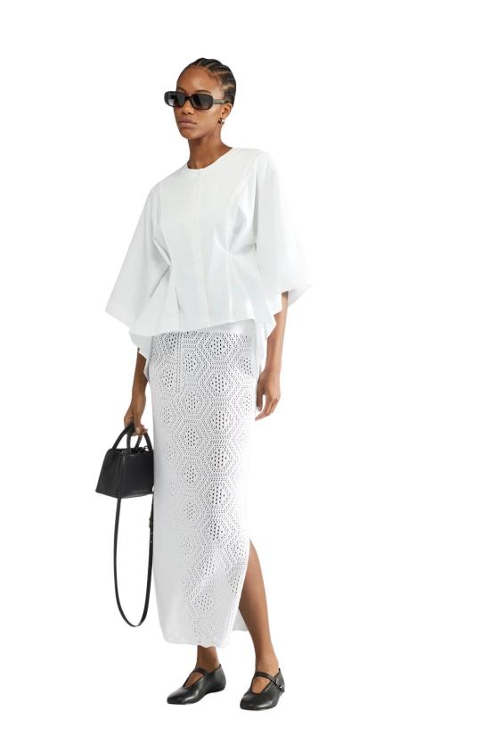 25SS 리비아나 콘티 블라우스/셔츠 F5SK13 A01 0 BIANCO - LIVIANA CONTI