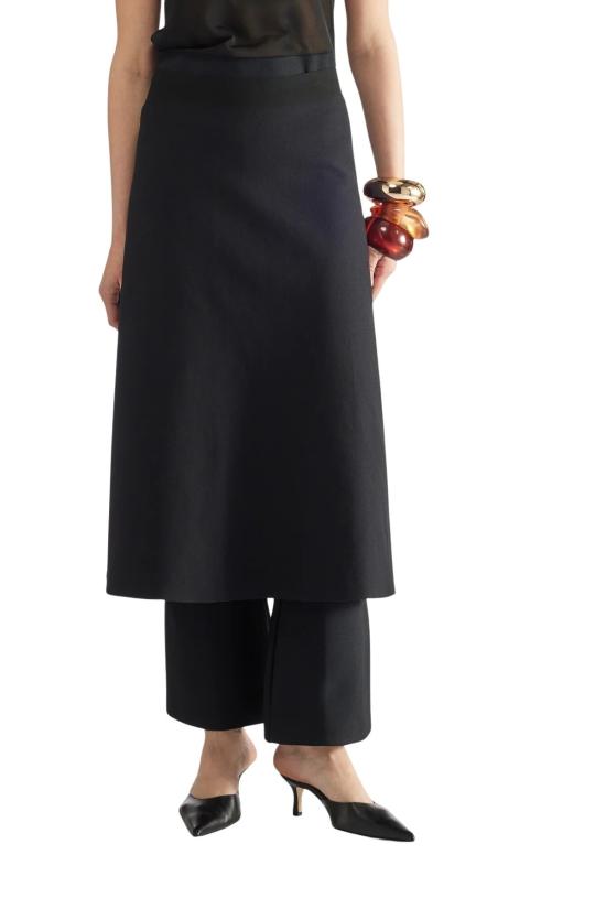 25SS 리비아나 콘티 미디 스커트 F5SG34 Y69 0 NERO