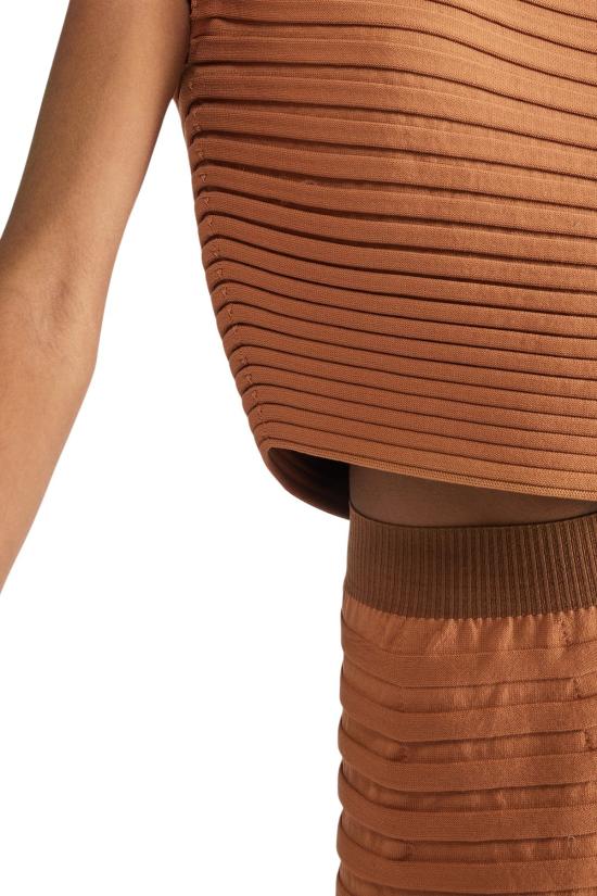 25SS 리비아나 콘티 숏 스커트 F5SG27 U37 1 TERRACOTTA - LIVIANA CONTI