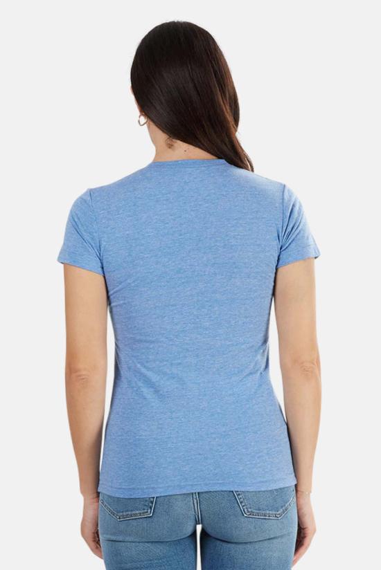  블루&크림 반팔 티셔츠 램튼 크루넥 티셔츠 블루/화이트 - BLUE&CREAM